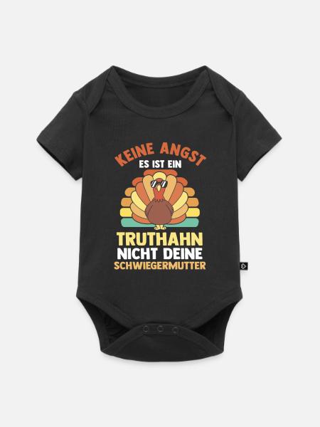 Truthuhn Truthahn - Baby Premium Kurzarmbody - Schwarz