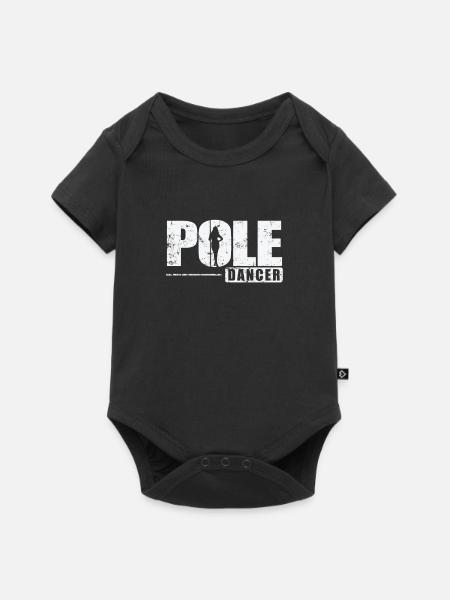 Pole Dancer Stange Tanzen - Baby Premium Kurzarmbody - Schwarz