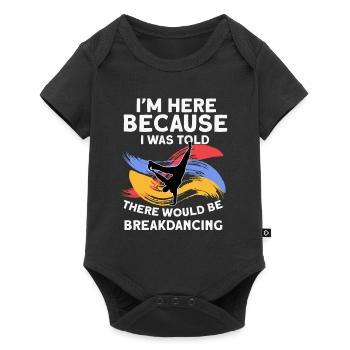Breakdancing - Baby Premium Kurzarmbody - Schwarz - Vorne