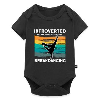 Breakdancing - Baby Premium Kurzarmbody - Schwarz - Vorne