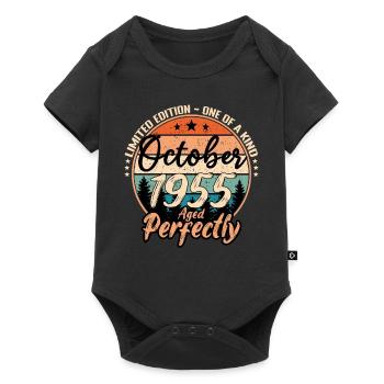 October 1955 anniversary 1955 legends October - Baby Premium short-sleeve bodysuit - black - Front