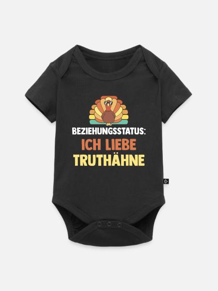 Beziehungsstatus Truthuhn Truthahn - Baby Premium Kurzarmbody - Schwarz