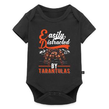 Facilement distrait par Tarentules Tarentule - Body à manches courtes Premium Bébé - noir - Devant