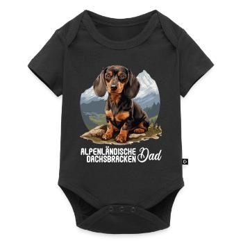 Alpenländische Dachsbracke - Baby Premium Kurzarmbody - Schwarz - Vorne