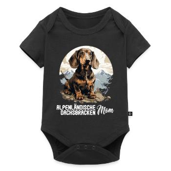 Alpenländische Dachsbracke - Baby Premium Kurzarmbody - Schwarz - Vorne