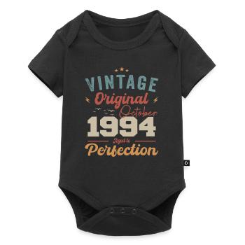 October 1994 Birthday Present 1994 October - Baby Premium short-sleeve bodysuit - black - Front