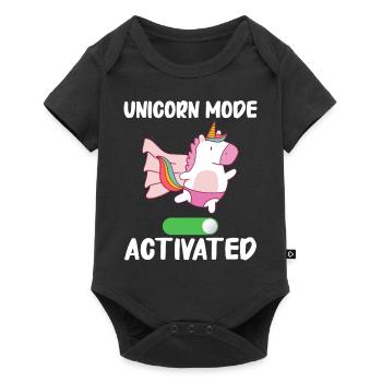 Unicorn Unicorns Fairy Tale Magical - Baby Premium short-sleeve bodysuit - black - Front