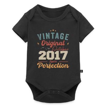 October 2017 Birthday Gift 2017 October - Baby Premium short-sleeve bodysuit - black - Front