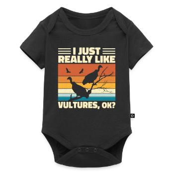 My soul animal is a vulture - Baby Premium short-sleeve bodysuit - black - Front