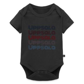 Vintage Sweden Town - Retro Uppsala - Body à manches courtes Premium Bébé - noir - Devant