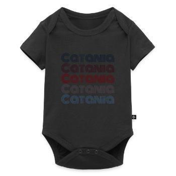 Vintage Italy City - Retro Catane - Body à manches courtes Premium Bébé - noir - Devant