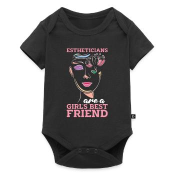 Aesthetician Estheticians Are A Girl's Skin Care - Baby Premium short-sleeve bodysuit - black - Front