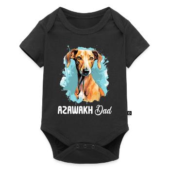 Chien Azawakh - Body à manches courtes Premium Bébé - noir - Devant