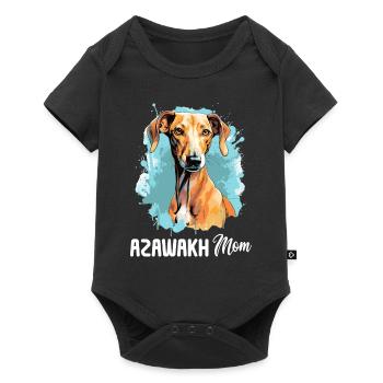 Chien Azawakh - Body à manches courtes Premium Bébé - noir - Devant