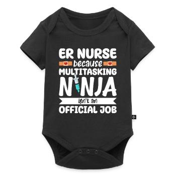 Funny Nurse Gifts - Baby Premium short-sleeve bodysuit - black - Front