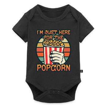 Popcorn Lover Cinema Movie Snack - Body à manches courtes Premium Bébé - noir - Devant