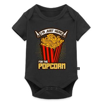 Popcorn Lover Cinema Movie Snack - Body à manches courtes Premium Bébé - noir - Devant