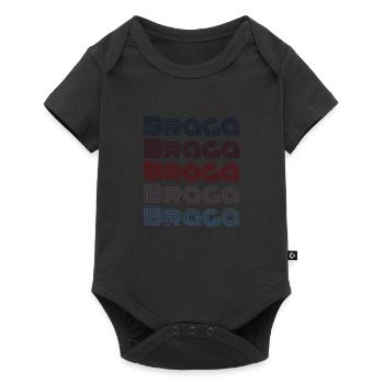 Vintage Portugal City - Retro Braga - Body à manches courtes Premium Bébé - noir - Devant