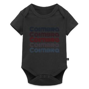 Vintage Portugal City - Retro Coimbra - Baby Premium short-sleeve bodysuit - black - Front