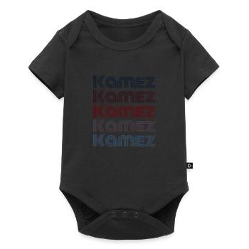 Vintage Albania Town - Retro Kamez - Body à manches courtes Premium Bébé - noir - Devant