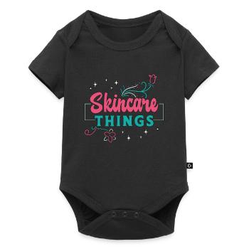 Aesthetic Skincare Things Loves Dermatologist - Baby Premium short-sleeve bodysuit - black - Front