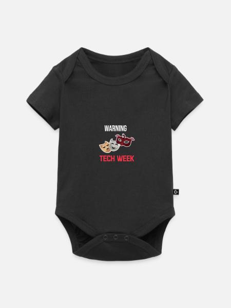 Warnung Technische Woche Bühnenleiter Darsteller - Baby Premium Kurzarmbody - Schwarz