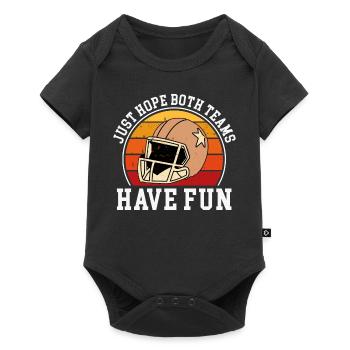 Football - Baby Premium short-sleeve bodysuit - black - Front