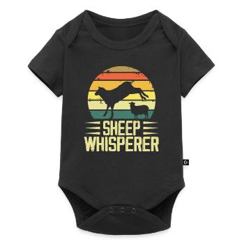 Sheep Whisperer - Farmer - Body à manches courtes Premium Bébé - noir - Devant