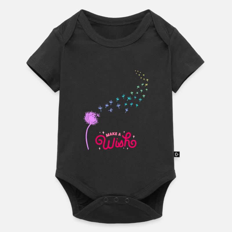 Make A wish - Baby Premium short-sleeve bodysuit - black