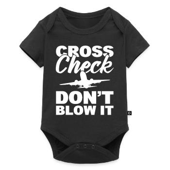 Cross Check Don't Blow It Flight Attendant - Baby Premium short-sleeve bodysuit - black - Front