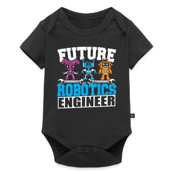 Future Robotics Engineer School Droid Builder Buil - Body à manches courtes Premium Bébé - noir - Devant
