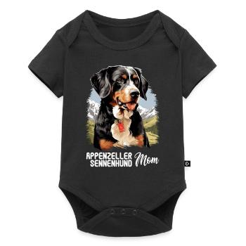 Chien Appenzeller Chien de montagne - Body à manches courtes Premium Bébé - noir - Devant