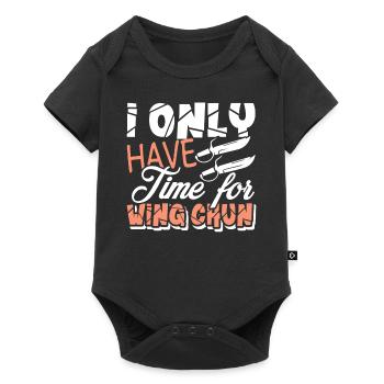 Wing Chun I Only Have Time For Wing Chun - Baby Premium short-sleeve bodysuit - black - Front
