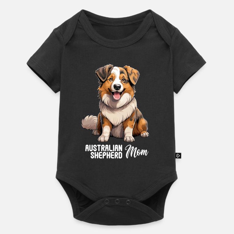 Chien Berger Australien - Body à manches courtes Premium Bébé - noir