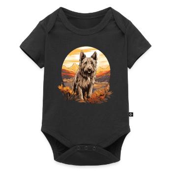 Dog Berger Picard - Baby Premium short-sleeve bodysuit - black - Front