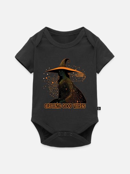 Hexen-Casting-Vibes, Halloween - Baby Premium Kurzarmbody - Schwarz