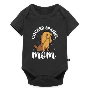 Cocker Spaniel Mom - Cocker Spaniel - Baby Premium short-sleeve bodysuit - black - Front