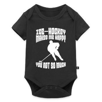 Ice Hockey Player Hockey Fan Ice Hockey Team - Baby Premium short-sleeve bodysuit - black - Front