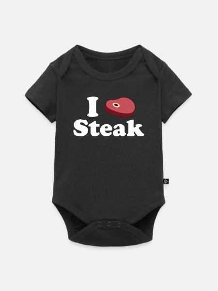 Kiwi - Baby Premium Kurzarmbody - Schwarz