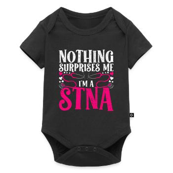 Geriatric Care Assistant Nursing Assistant Nursing Assistant - Baby Premium short-sleeve bodysuit - black - Front