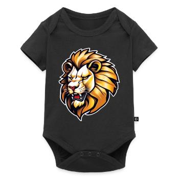 Lion's Head - Baby Premium short-sleeve bodysuit - black - Front