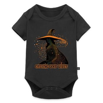 Witch Casting Vibes, Halloween - Baby Premium short-sleeve bodysuit - black - Front