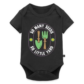 Landscaper So Many Seeds So Little Yard Lawn Mower - Baby Premium Kurzarmbody - Schwarz - Vorne