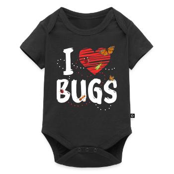 Biologie de l’entomologiste des insectes - Body à manches courtes Premium Bébé - noir - Devant