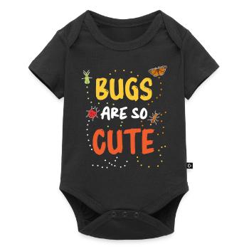 Biologie de l’entomologiste des insectes - Body à manches courtes Premium Bébé - noir - Devant