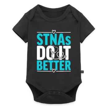 Nursing Assistant Nursing Assistant Geriatric Care Assistant - Baby Premium short-sleeve bodysuit - black - Front