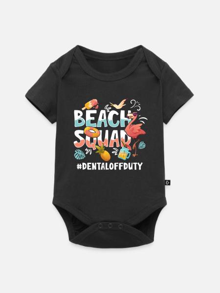 Dental Vacation Beach Group - Premium kortermet body for barn - svart