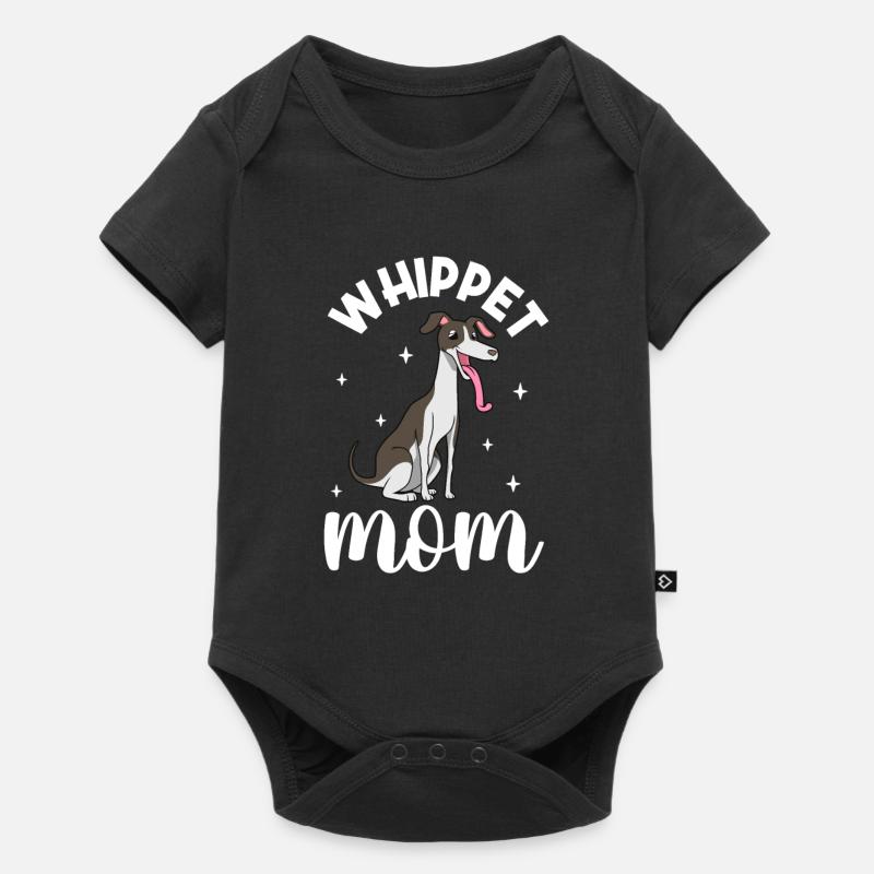 Maman Whippet - Whippet - Body à manches courtes Premium Bébé - noir