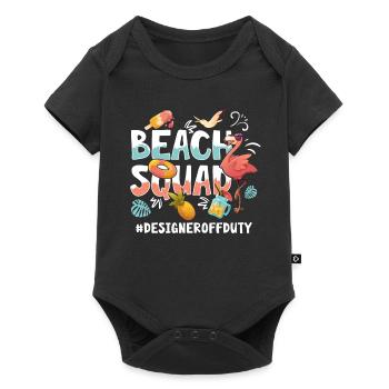 Designer Vacation Beach Group - Baby Premium short-sleeve bodysuit - black - Front
