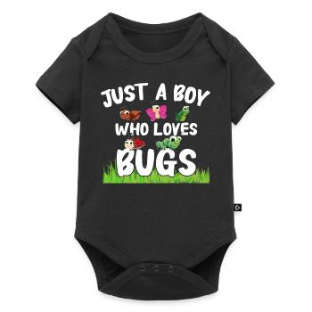 Biologie de l’entomologiste des insectes - Body à manches courtes Premium Bébé - noir - Devant